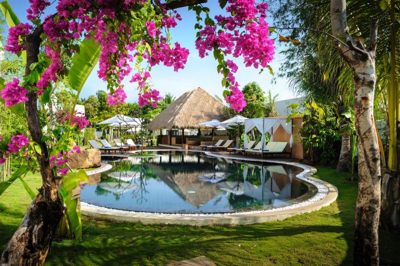 Poolbereich, Navutu Dreams Resort & Wellness Retreat, Siem Reap, Kambodscha Reisen