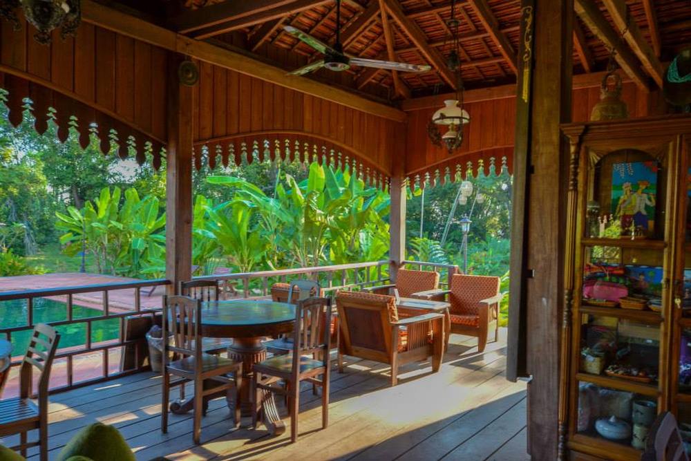Restaurant, Rajabori Villas Resort, Kratie, Kambodscha Rundreise