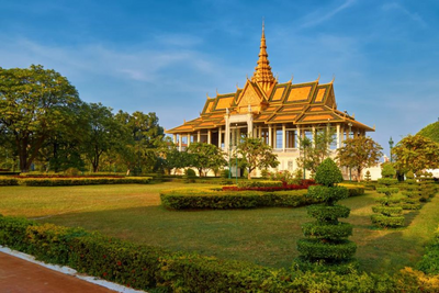 Royal Palace in Phnom Phen, Vietnam Kambodscha Rundreise
