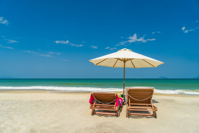 Strand Hoi An, Vietnam Kambodscha Reise