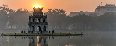 Hoan Kiem See, Hanoi, Vietnam Reise