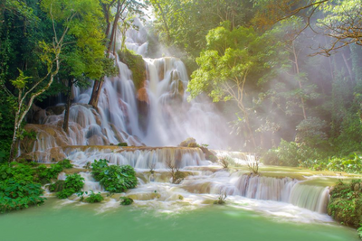 Kuang Si Wasserfall, Laos Reise, Südostasien Reise