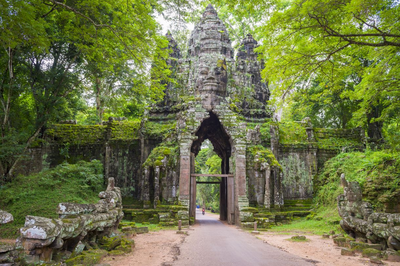 Nordtor, Angkor Tom, Tempelwelt Angkor, Kambdoscha