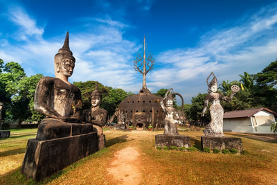 Buddha Park, Vientiane, Laos Reise