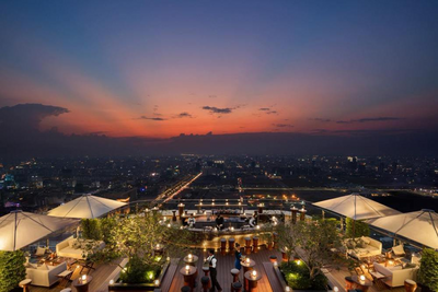 Rosewood Phnom Penh, Hotel, Kambodscha Reise, Aussicht