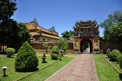Zitadelle in Hue, Vietnam Kulturreise, Kaiserstadt