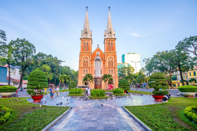 Kathedrale Notre Dame in Saigon, Vietnam Rundreise