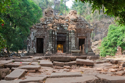 Wat Phu, Champasak, Laos Reise