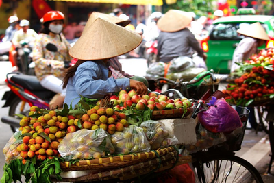 Straßenszene, Saigon, Vietnam Golfreise