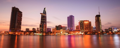 Downtown Saigon, Vietnam Reise