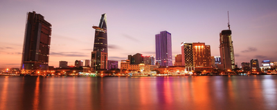 Downtown Saigon, Vietnam Reise