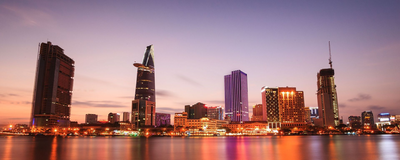 Downtown Saigon, Vietnam Reise