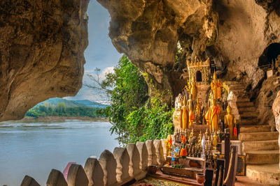 Pak-Ou-Höhle, Luang Prabang, Laos, Indochina Rundreise