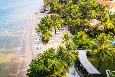 Panoramabild, La Veranda Resort, Phu Quoc, Vietnam Kulturreise, Strand