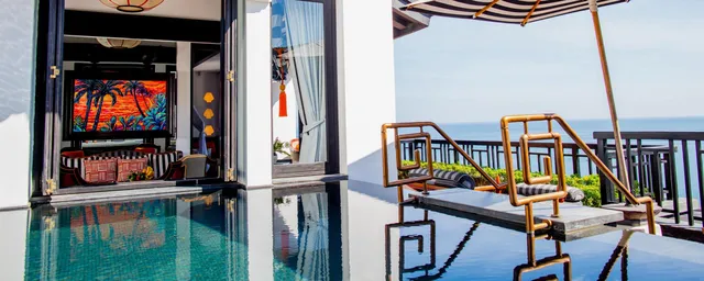 Pool, Intercontinental Danang Sun Peninsula Resort, Vietnam Rundreise