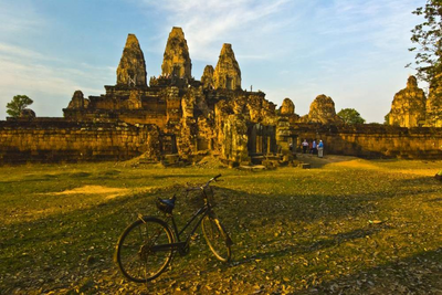 Fahrradtour durch Angkor, Kambodscha Rundreise, Abenteuer