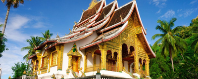 Tempel in Luang Prabang, Laos Reise