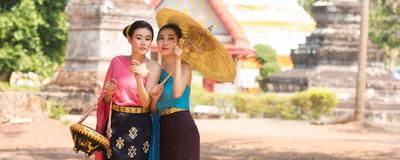 Einheimische Frauen, Laos Reisen