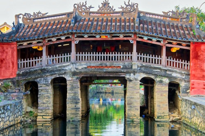 Japanische Brücke in Hoi An, Vietnam Kambodscha Rundreise