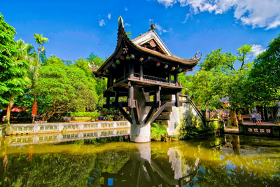 Einpfahlpagode, Hanoi, Vietnam Golfreise