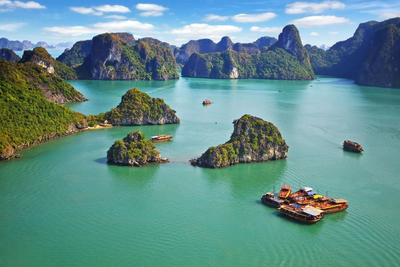 Halong Bucht, Vietnam Rundreise