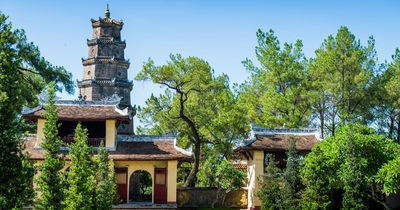 Thien Mu Pagode in Hue, Vietnam Reisen