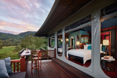 Luxuszelt, Rosewood Luang Prabang, Glamping, Südostasien, Laos, © Rosewood Hotels