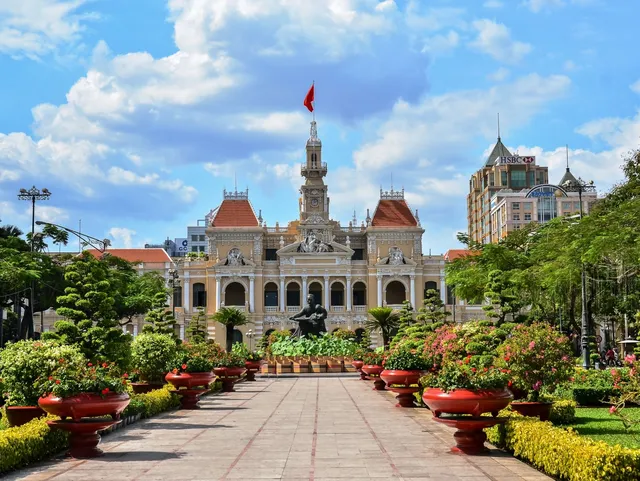 Ho Chi Minh City Hall, Saigon, Vietnam Reisen