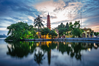Tran Quoc Pagode in Hanoi, Vietnam Lifestyle Reise