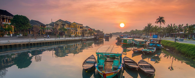Boote in Hoi An, Vietnam Reise