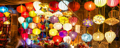 Laternen, Hoi An, Vietnam Reise