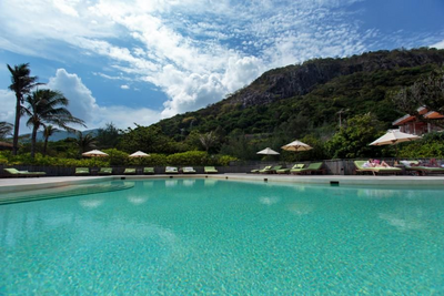 Poolbereich, Six Senses Con Dao, Vietnam Reise