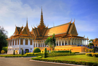 Royal Palace in Phnom Penh, Kambodscha Reise, Tempel